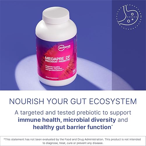 Miniatura 2 de Microbiome Labs MegaPre DF - Suplemento de fibra prebiótica sin lácteos - Prebióticos de salud intestinal para mujeres, hombres y niños mayores de 3