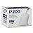 Code P 200 Count Drawstring Trash Bags 1.2 Mil THICK Heavy Duty White Garbage Can Liners Compatible with simpIehuman Code P 13-17 Gallon / 45-65 Liter Heavy Duty Plastic Trash Bags GRAND SAVE!