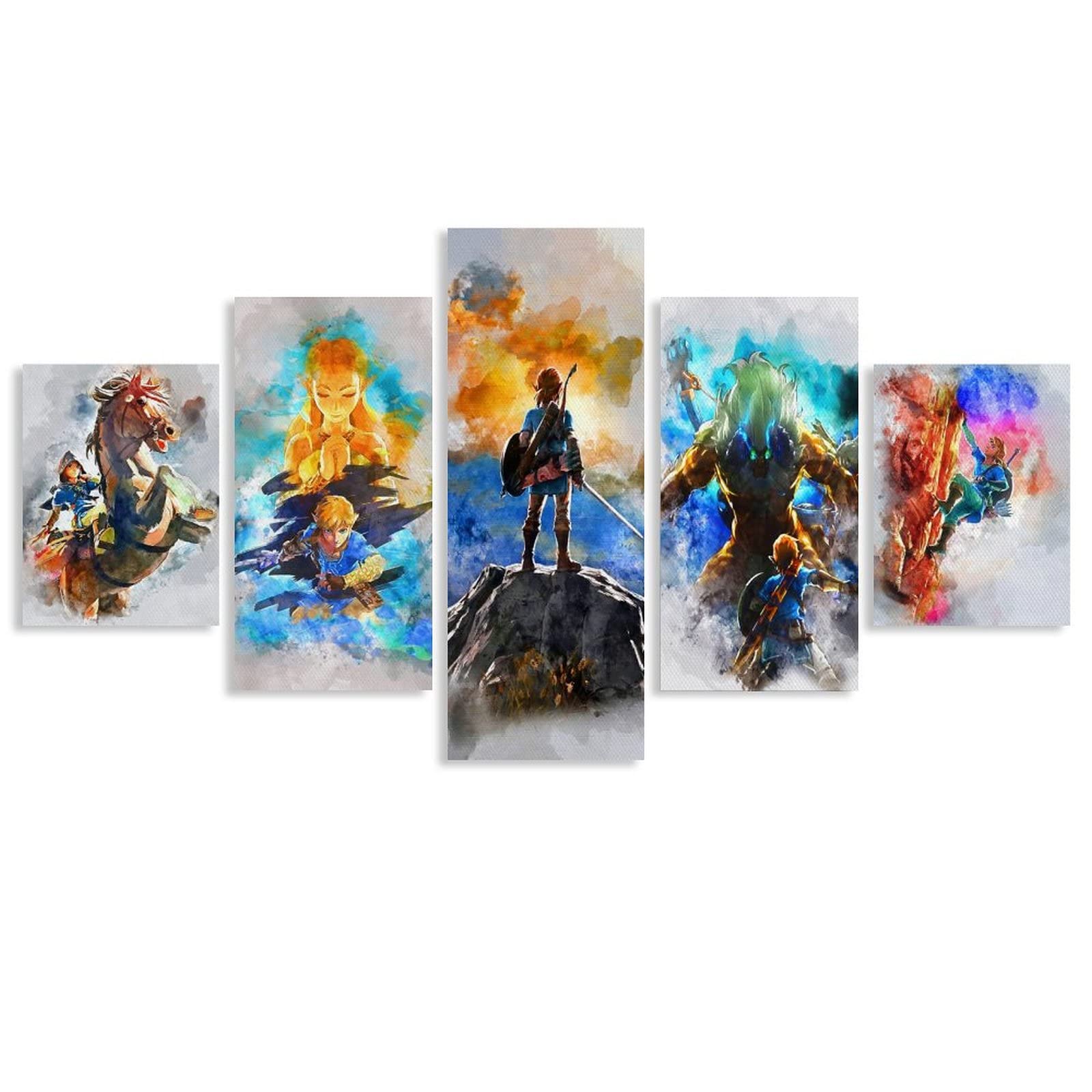 Buy Classic Game s Anime 5 Pieces Personality Canvas Hanging Pictures