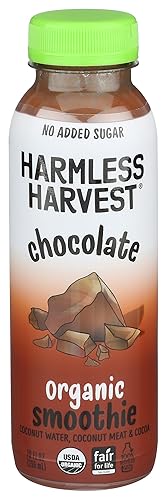 Harmless Harvest, Organic Chocolate Coconut Smoothie, 10 Fl Oz Bottle