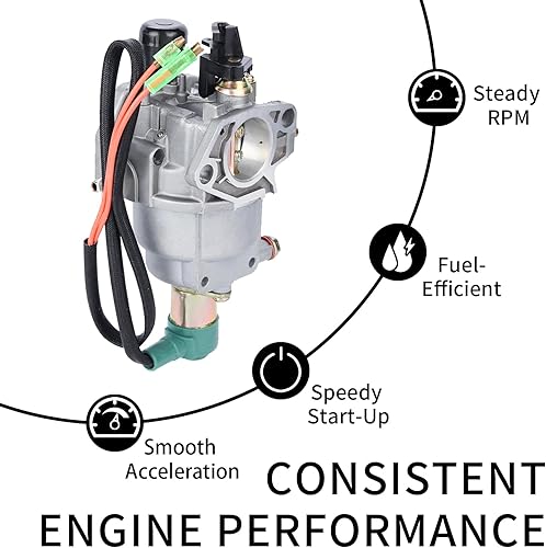 Miniatura 5 de Carburador EB5000X para Honda EB6500 EB3500 EM5000SX EB5000 EB6500X EB6500SX para Powerlift GG5500 GG7000 para DeWALT DG4300 para RyobiGenerac gp