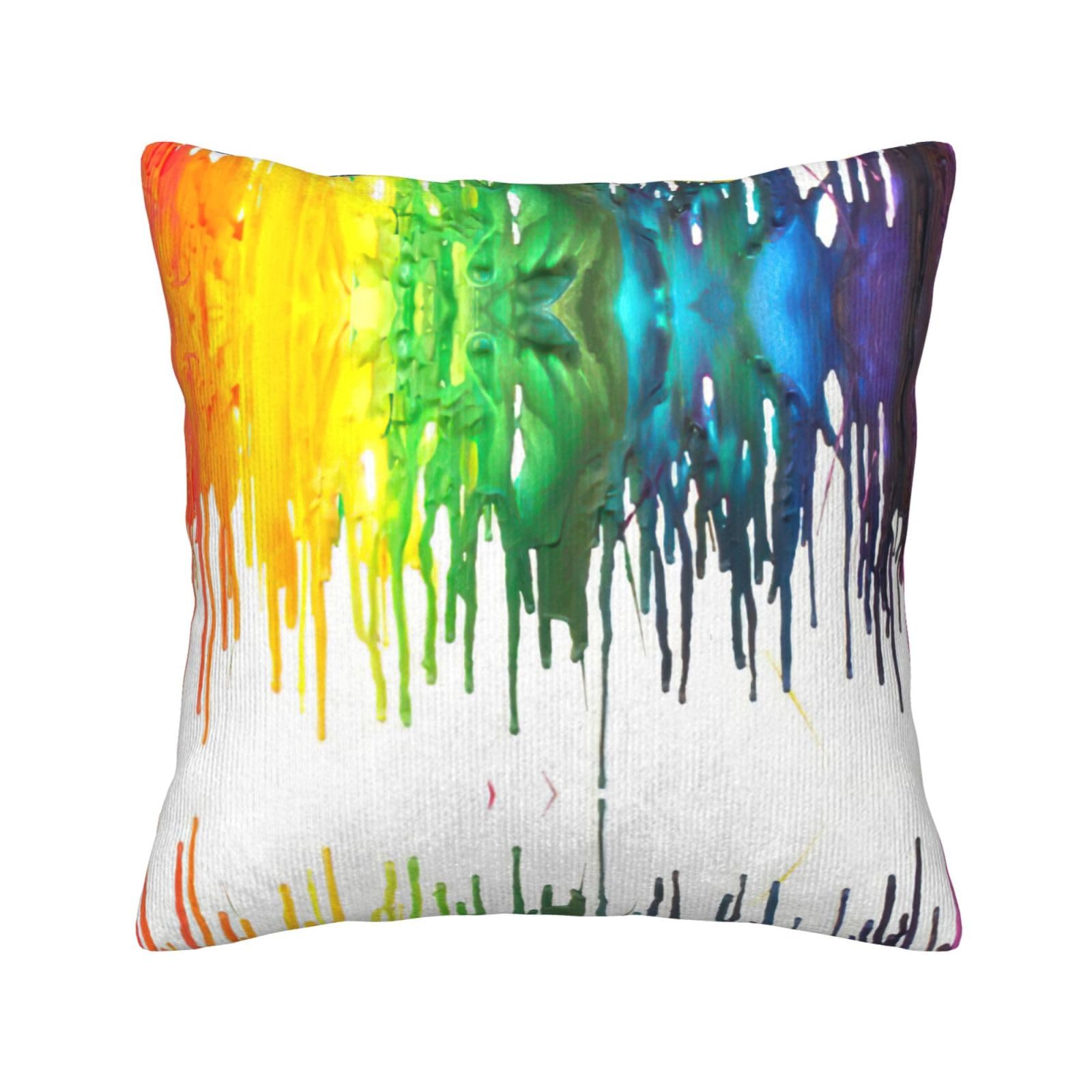 Housse de coussin blanc en velours côtelé 45x45 cm pour déco canapé salon