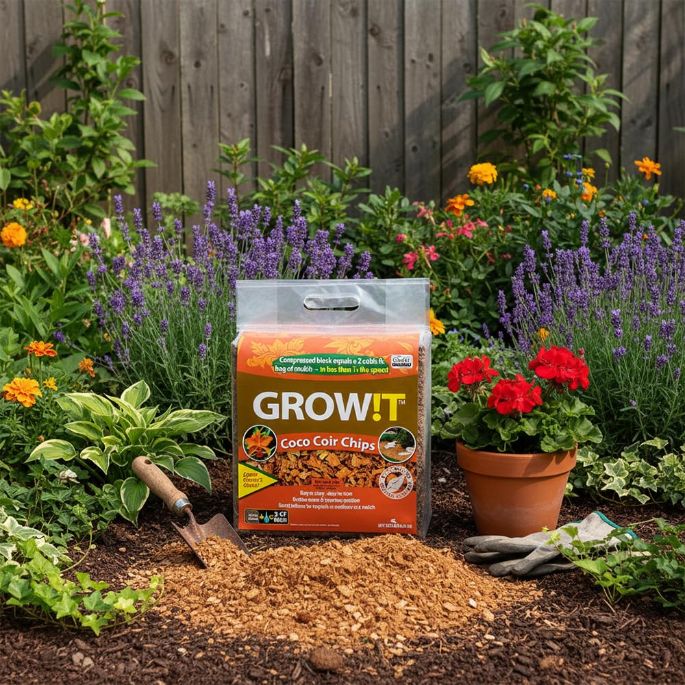 Amazon.com : GROW!T JSCC2 - Organic Coco Coir Planting Chips (9