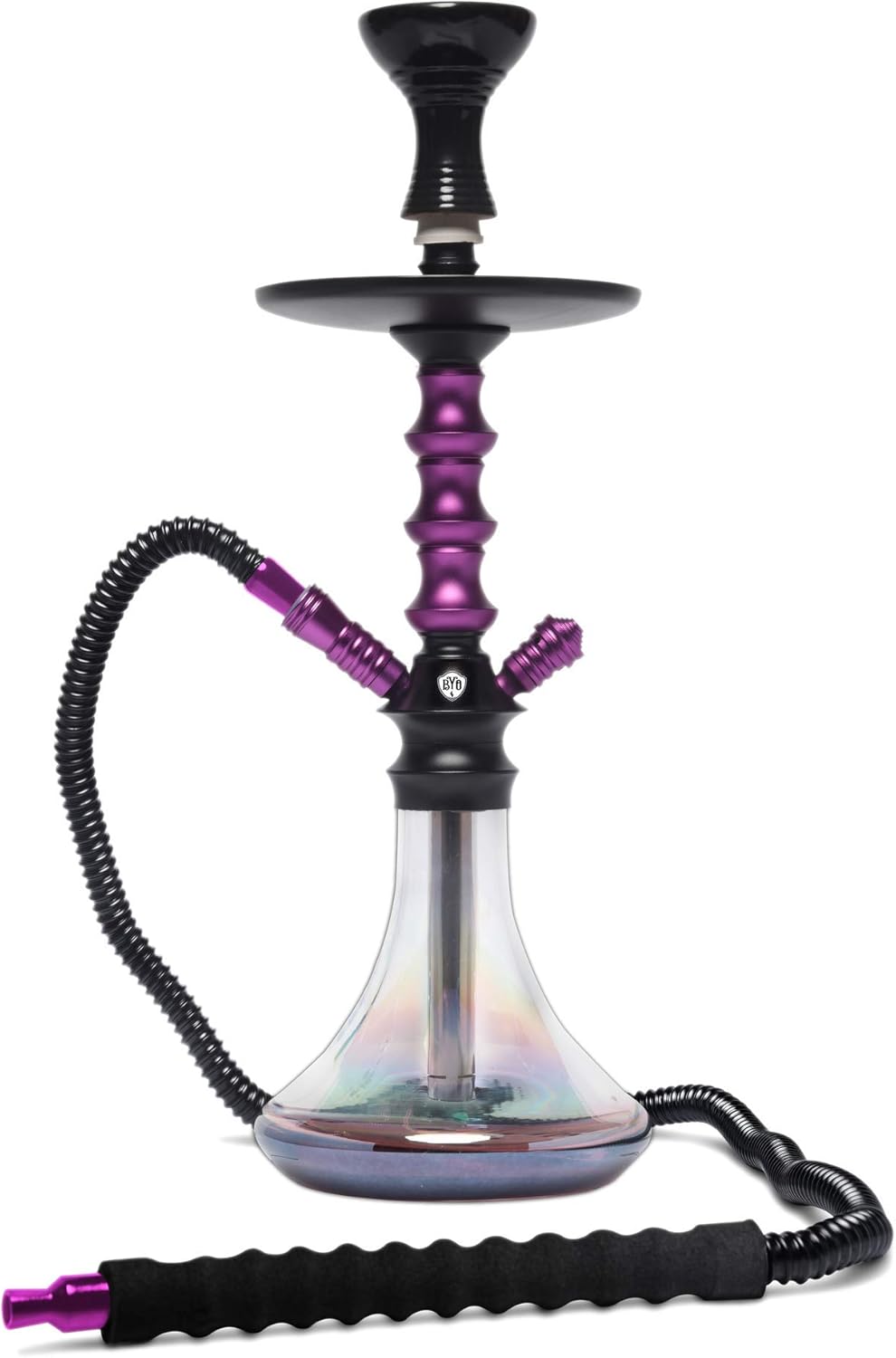 BYO Hookah Nebula Aluminum Hookah Shisha (Purple)