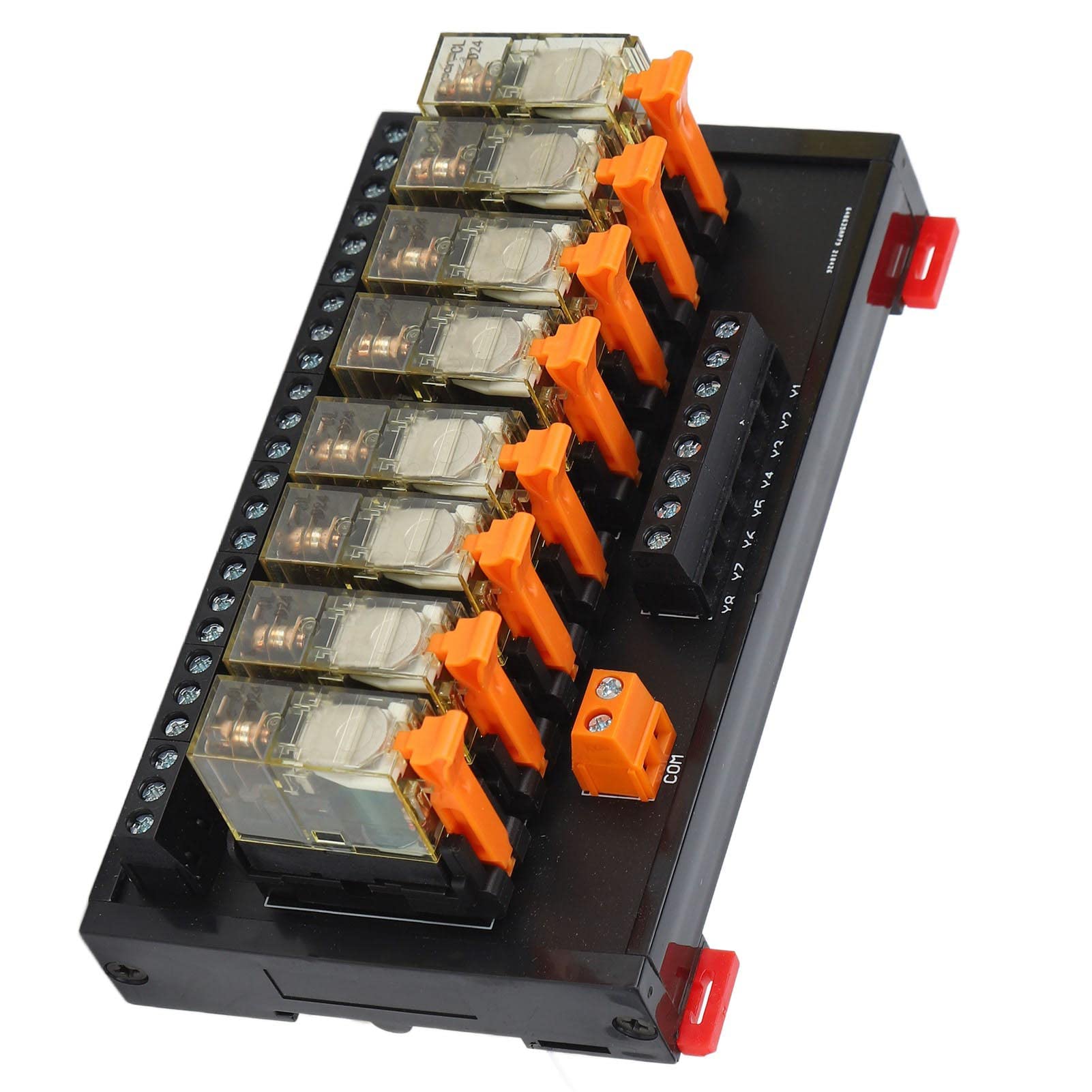 Módulo de relé de 8 canales, placa de control PLC AC250V 1NO 1NC