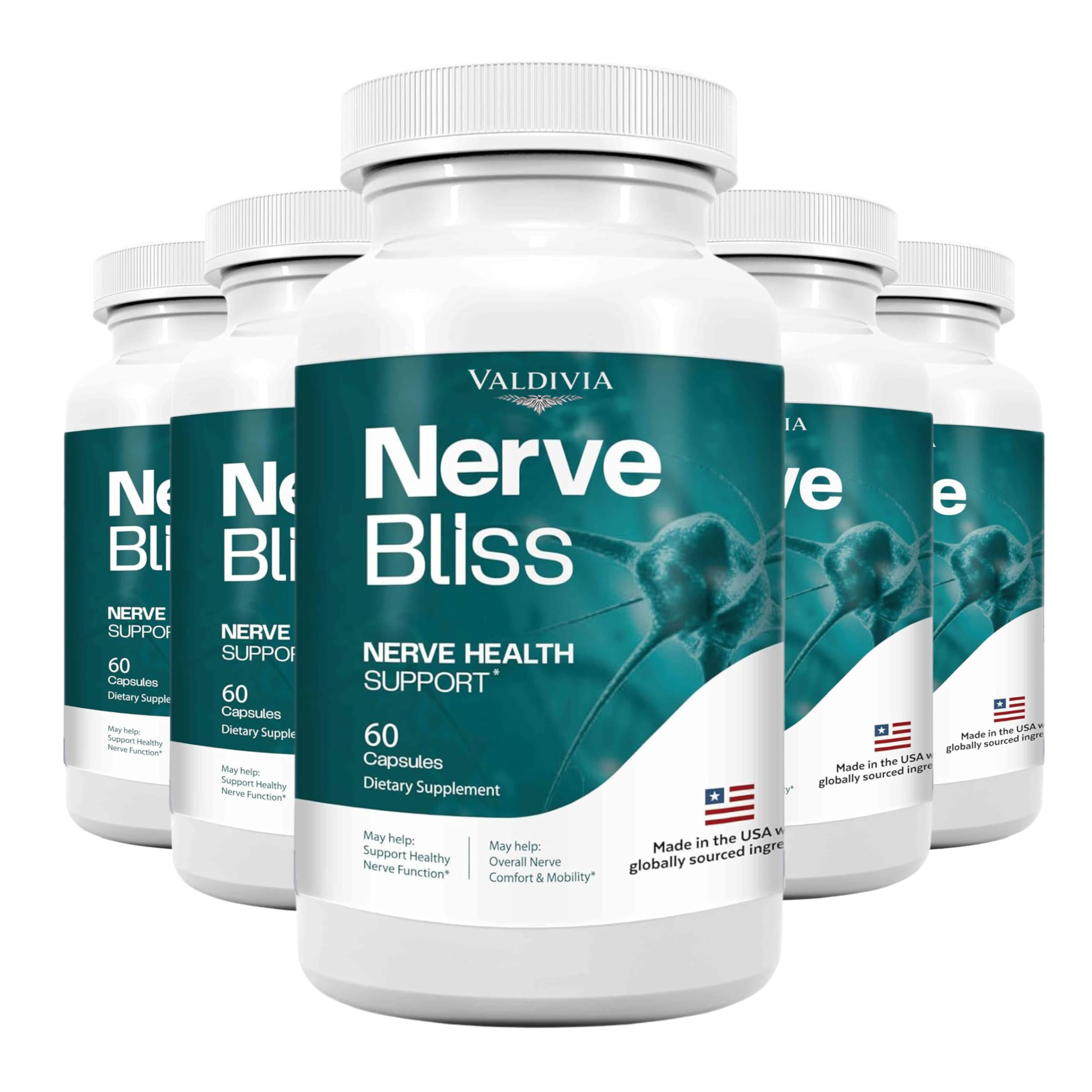 NerveBliss - NerveBliss Advanced Nerve Support Supplement Capsules, Premium Natural Multivitamin Advanced Formula, 300 Capsules