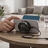 Bewinner Magnetic Phone Cooler, RGB Semiconductor Mobile Phone Cooling Fan, Clamp On Cellphone Radiator With Digital Display Type C Fast Heat Dissipation Gaming Streaming Device (Black)