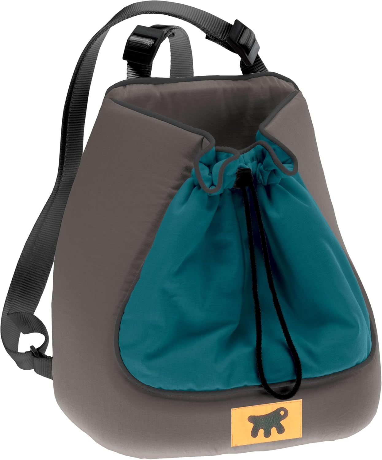 Ferplast Zaino Cane e Gatto TRIP, Trasportino Gatto e Cane Piccolo, fino a 6 Kg, Cinghie Regolabili, Chiusura con Cordino, Lavabile, Trasportino morbido, Borsa Zainetto, 30 x 20 xh 33 cm, Ottanio