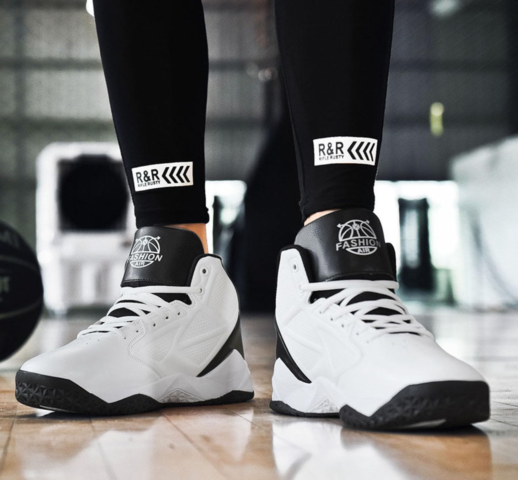 High-Top Sportschuhe Stoßgedämpft Rutschfest BINQ Produktbild-Vorschau 10