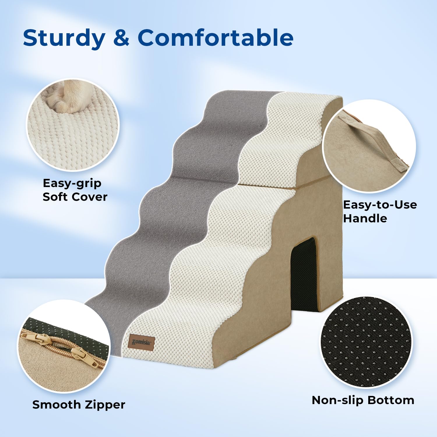 Dog Stairs For Large Dogs Garnpet Dog Stairs For High Beds With