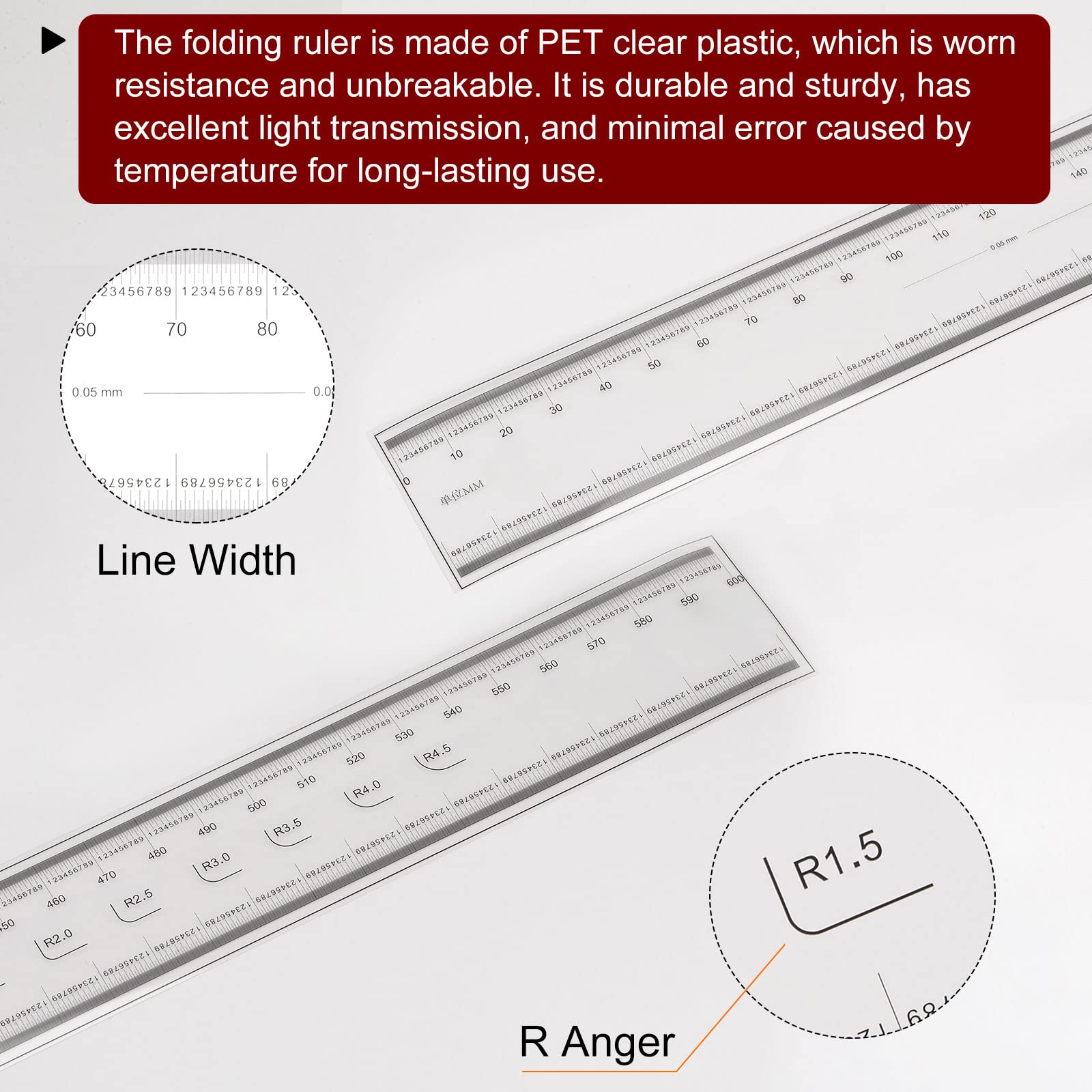 Set Di 3 Righelli In Acciaio Inox Da 15 Cm – Doppia Scala Metrica E Imperiale, Con Tabella Di Conversione, Ideali Per Disegno, Cucito E Fai-da-te