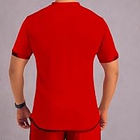 Vista 34 de Camiseta deportiva SOL Athletic para hombre, refrescante, transpirable, cómoda Dorado/Negro