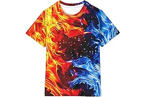 Cool 3D Graphic Shirts for Kids