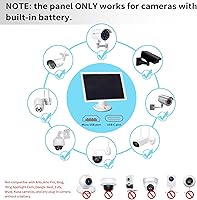 Vista 7 de Cargador de panel solar de 6 W, panel solar con micro USB y puerto USB-C para cámara de batería recargable DC 5 V para exteriores, IP66 resistente