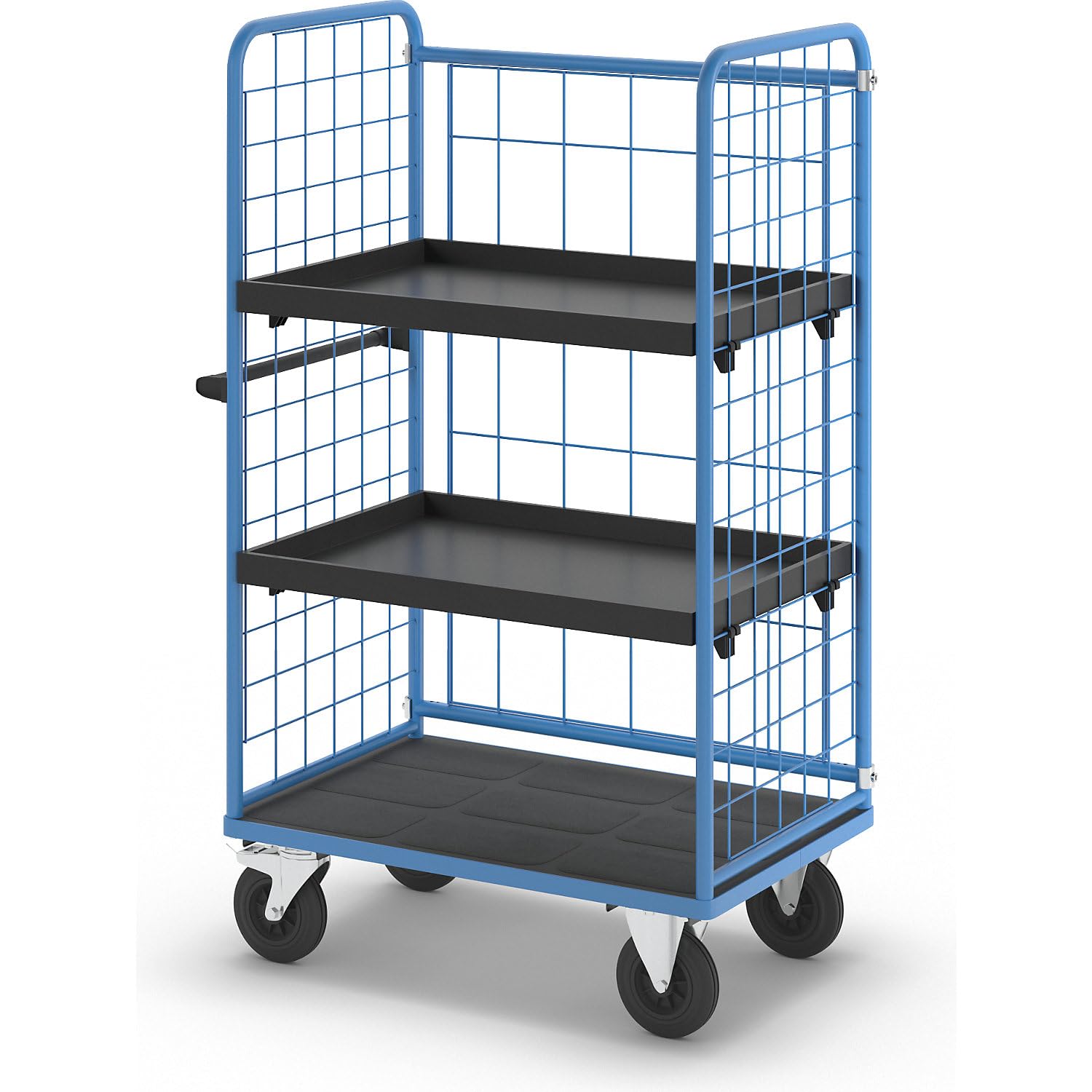 eurokraft Pro | Chariot à tablettes à Trois côtés grillagés