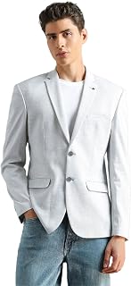 Men's Zero Calorie Slim fit Textured Blazer