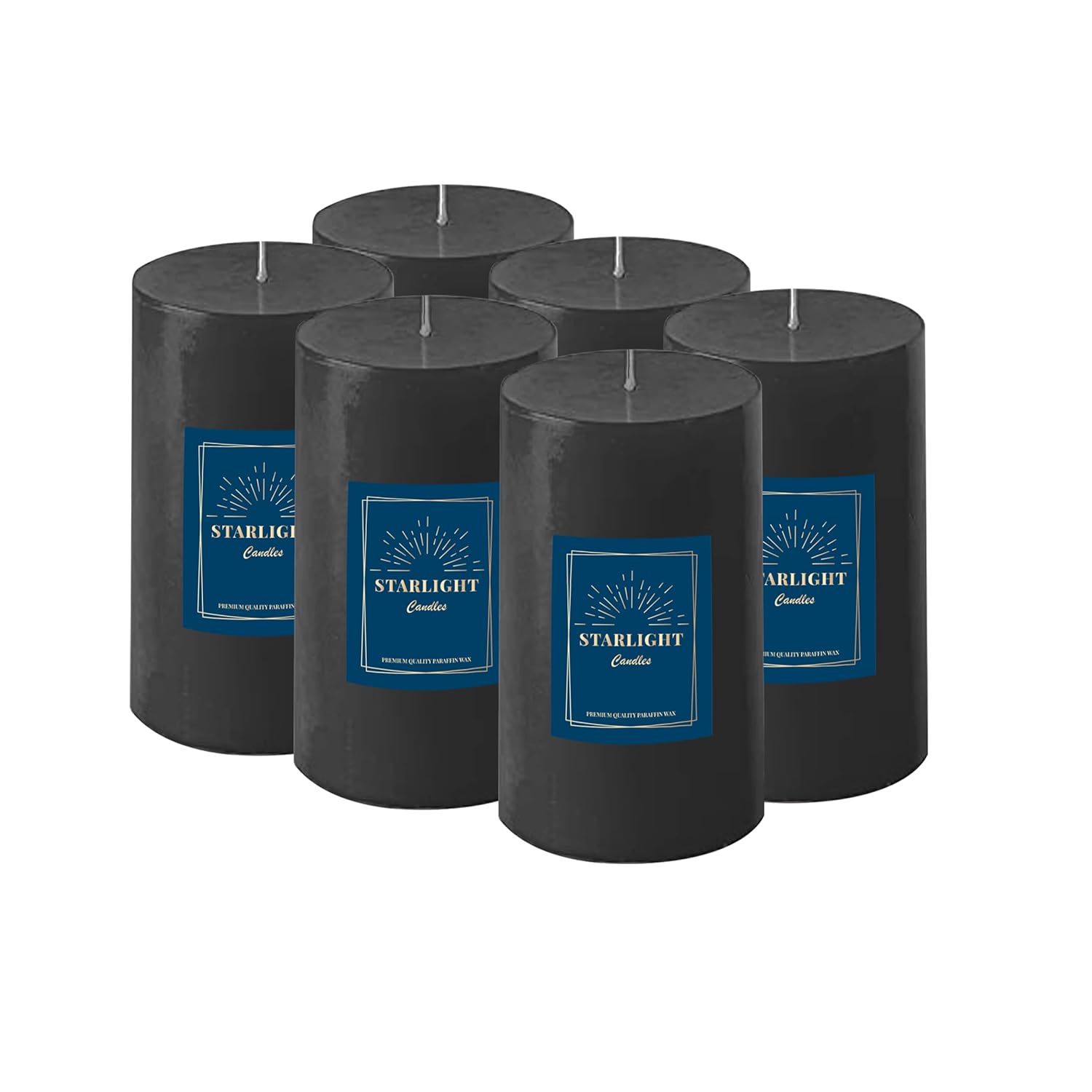 Starlight Candles® Paraffin Wax Pillar Candle 5.0x7.5 cm Hand