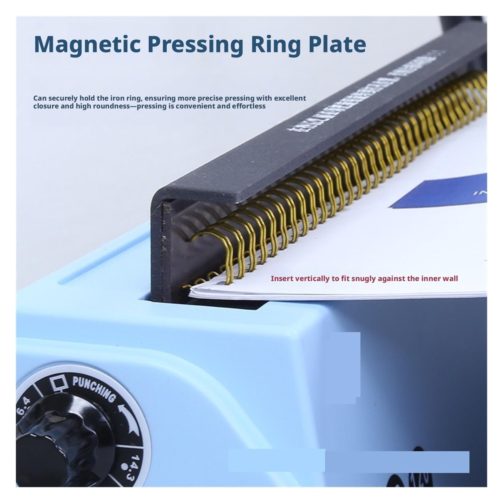 Macchina for rilegatura a filo A3/A4 Perforare e rilegare 12 fogli di carta (80 g) for ufficio/scuola/casa Progetti scolastici domestici