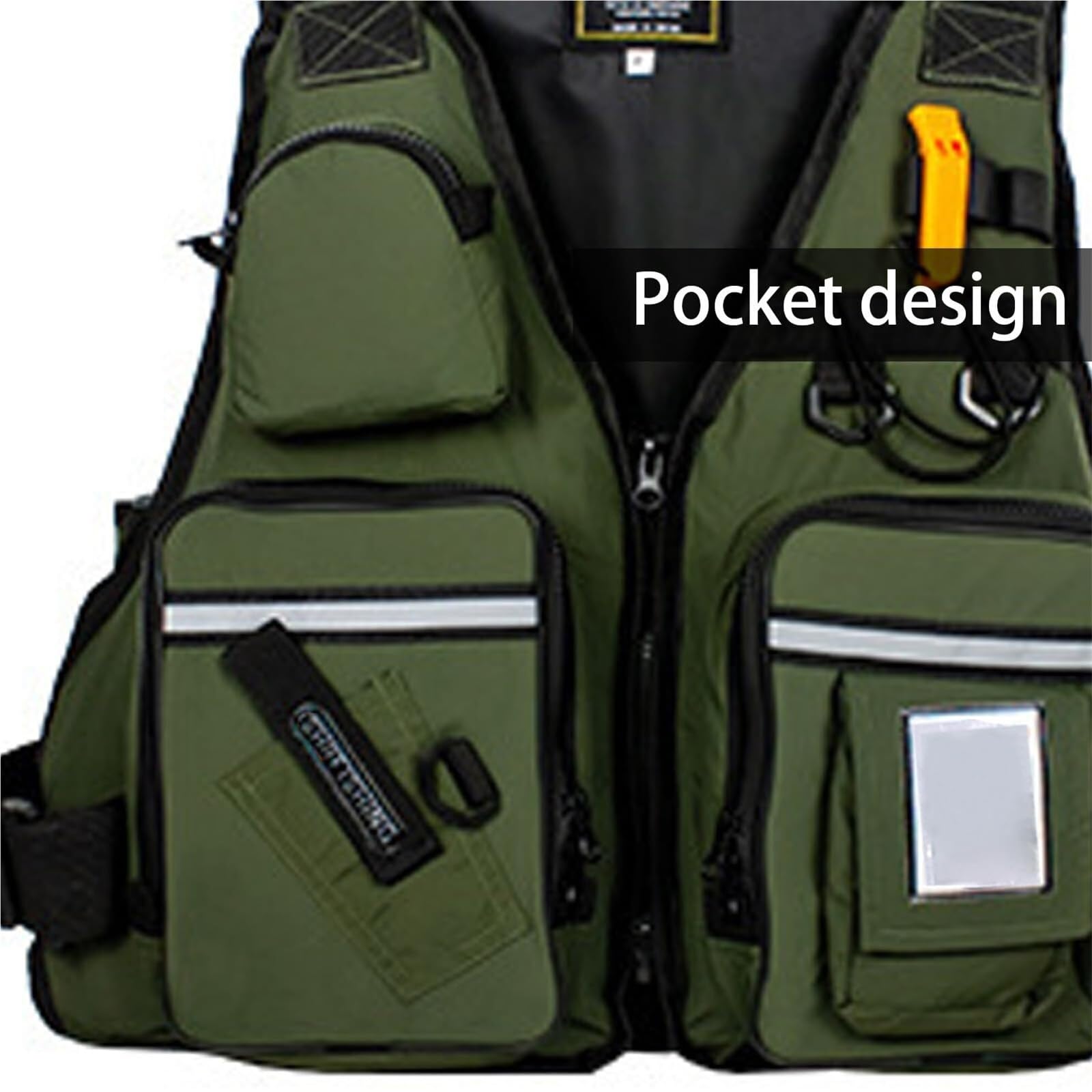 Giacca da Kayak con Riflettenti e Multitasche for Pesca Canottaggio Nuoto | Giacca da Kayak con Riflettenti e Multitasche for Avventure Sicure in Pesca, Canottaggio e Nuoto