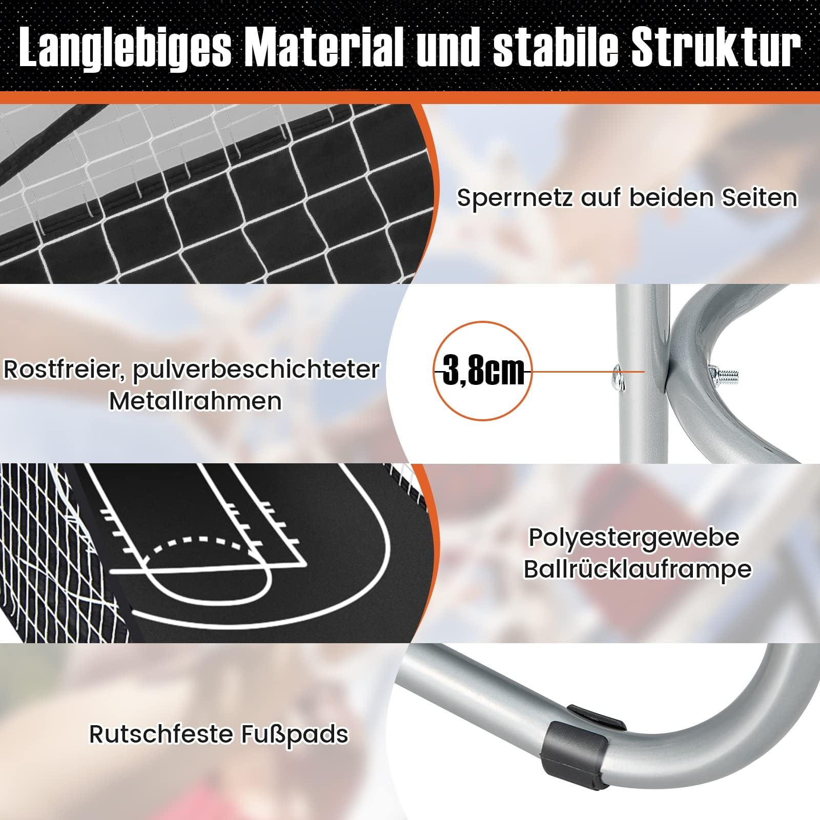 COSTWAY 8 in 1 Basketballautomat, elektrischer Baskeltballständer klappbar, Schießmaschine mit 4 Bällen, 8 Spielmodi, Luftpumpe für 2 Spieler, Arcade Basketballspiel für Kinder Erwachsene