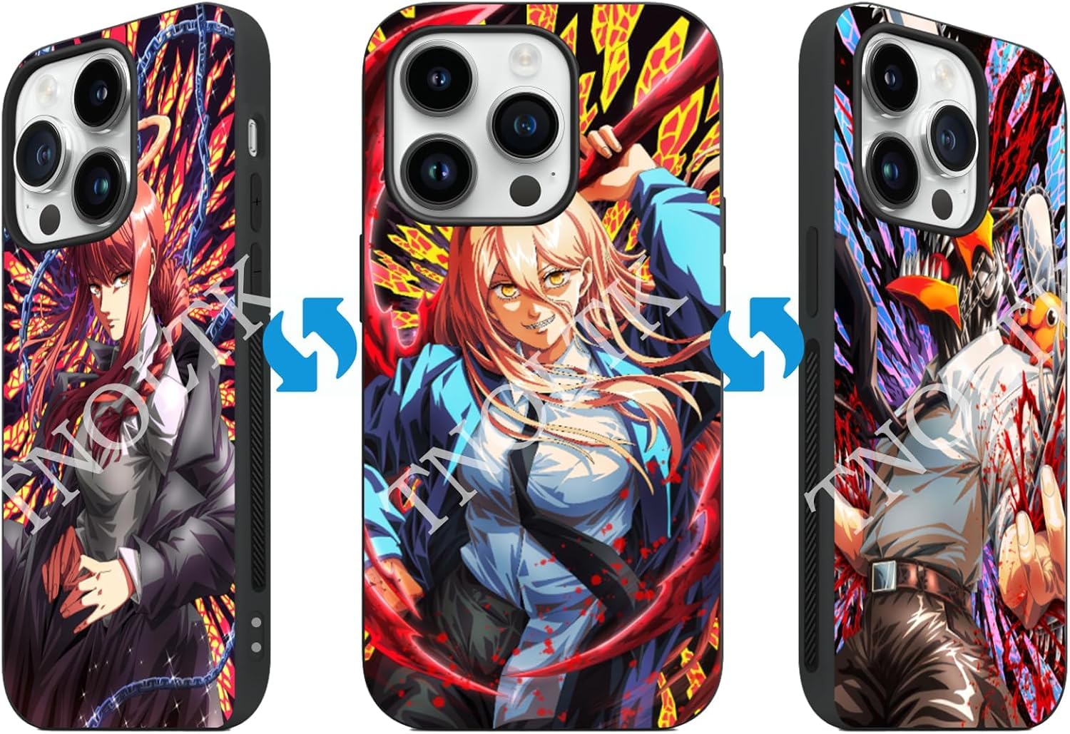 TNOLTK 3D iPh 15 pro max Case Anime Motion Anime Phone Case Shockproof Soft TPU Anti-Scratch Non-Slip Japanese Manga Case for iPh 15 pro max