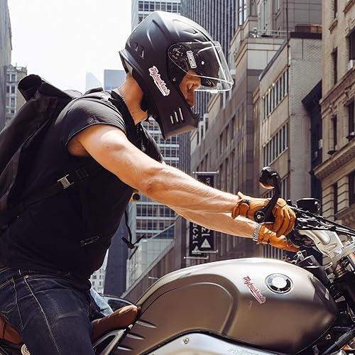 Miniatura 8 de Calcomanías rojas de 5 x 5 pulgadas, 5 unidades para sombrero duro, caja de sombreros, caja de herramientas, botellas de agua, casco de soldadura,