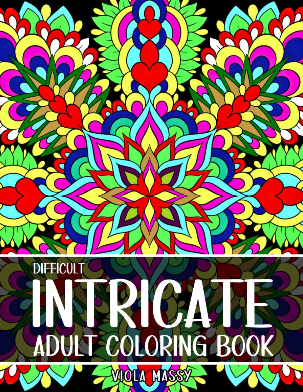 Amazon.com: Difficult Intricate Adult Coloring Book: Escape Stress and ...