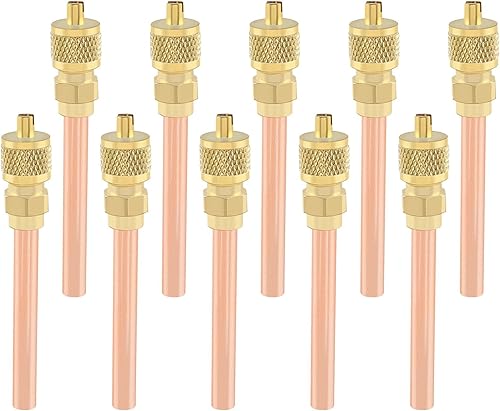 AUTOKAY 10 unidades de sistema Schrader HVAC AC de 14" SAE x 14" OD x 2.75" AC Kit de refrigeración