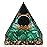 Hopeseed Orgone Pyramid for Positive Energy, Orgonite Natural Malachite&Obsidian Healing Crystals Pyramid for Reduce Stress Chakra Reiki Healing Meditation Cleanses The Mind and Boosts Confidence