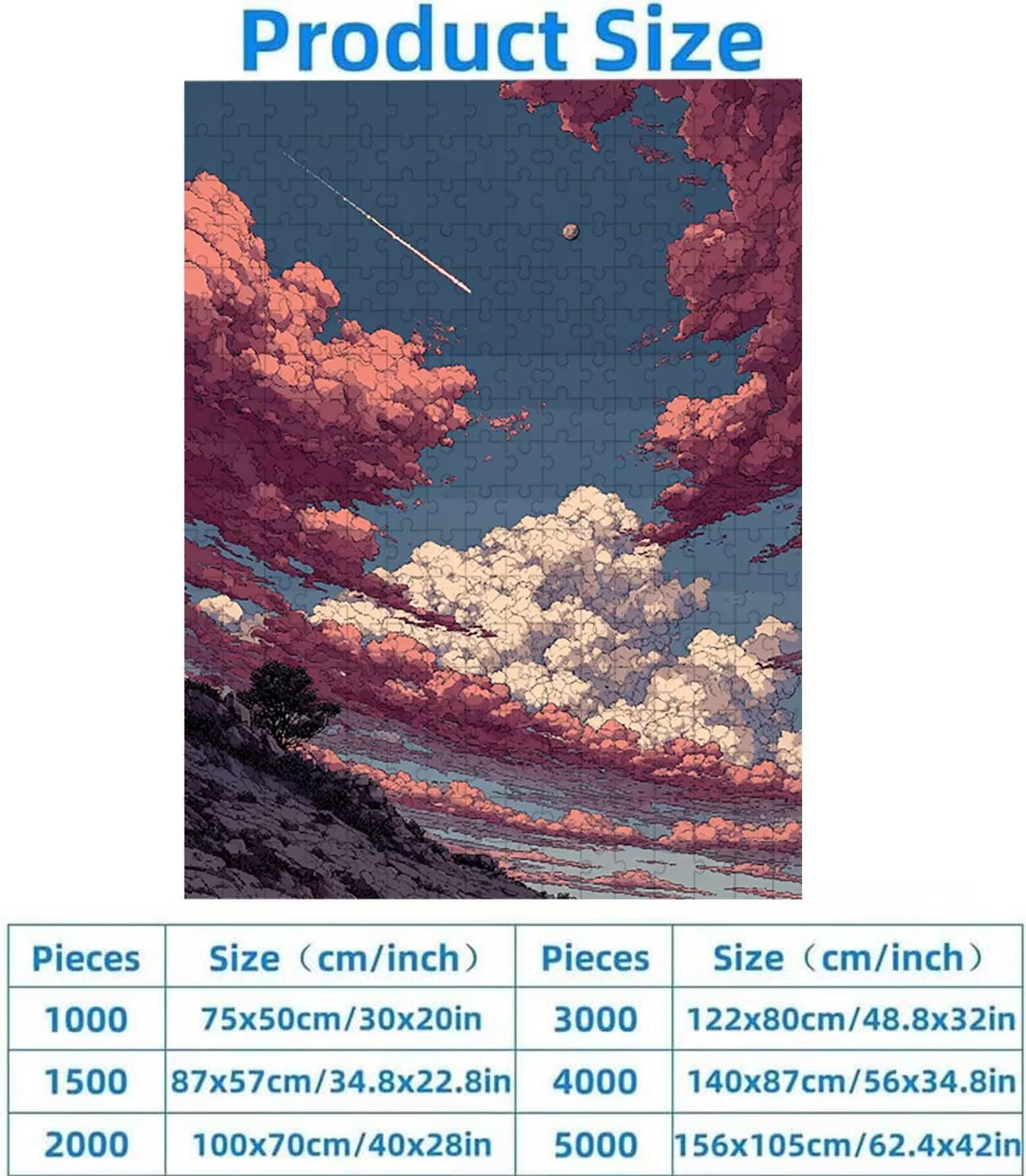 Puzzle 6000 elementów Puzzle dla dorosłych 179 x 105 cm gra edukacyjna puzzle dla dorosłych i dzieci od 14 lat kreatywny prezent dla relaksu - PjY9108 Z-7