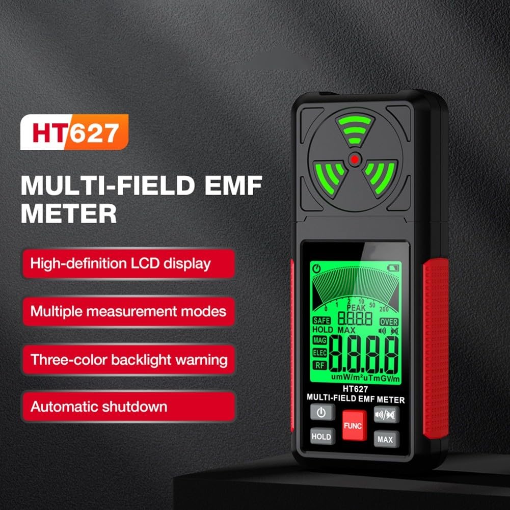 HT627 RadiationDetector Multi-Field EMF Meter Rilevatore di radiazioni elettromagnetiche