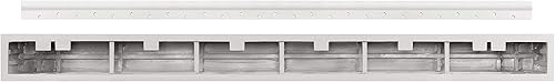 Vista 5 de Pearl Mantels ARYB60NCW - Estantería de mantel no combustible, color blanco, 60 pulgadas de largo x 9 pulgadas de profundidad x 5 pulgadas de alto