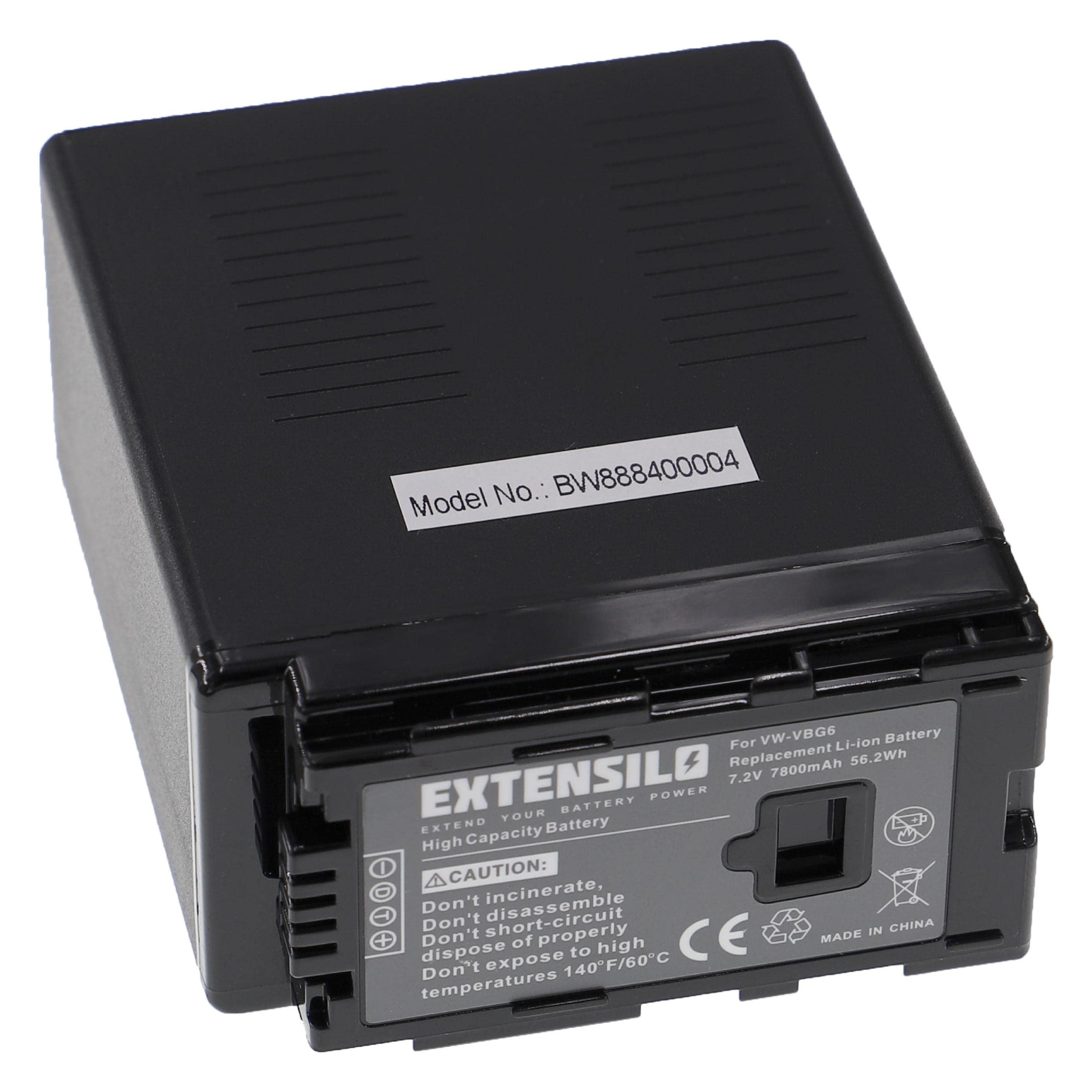 3X Batterie Remplacement pour Panasonic VW-VBG6