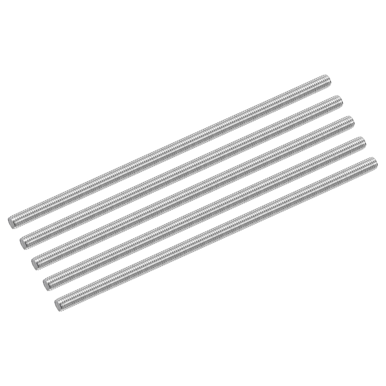 QUARKZMAN 15 300mm 304 1.75 Piezas Varilla Roscada M12 X Totalmente Roscada Acero Inoxidable Roscas A La Derecha Varillas Espárragos Para Anclajes Pernos Abrazaderas Colgadores Y U Pernos