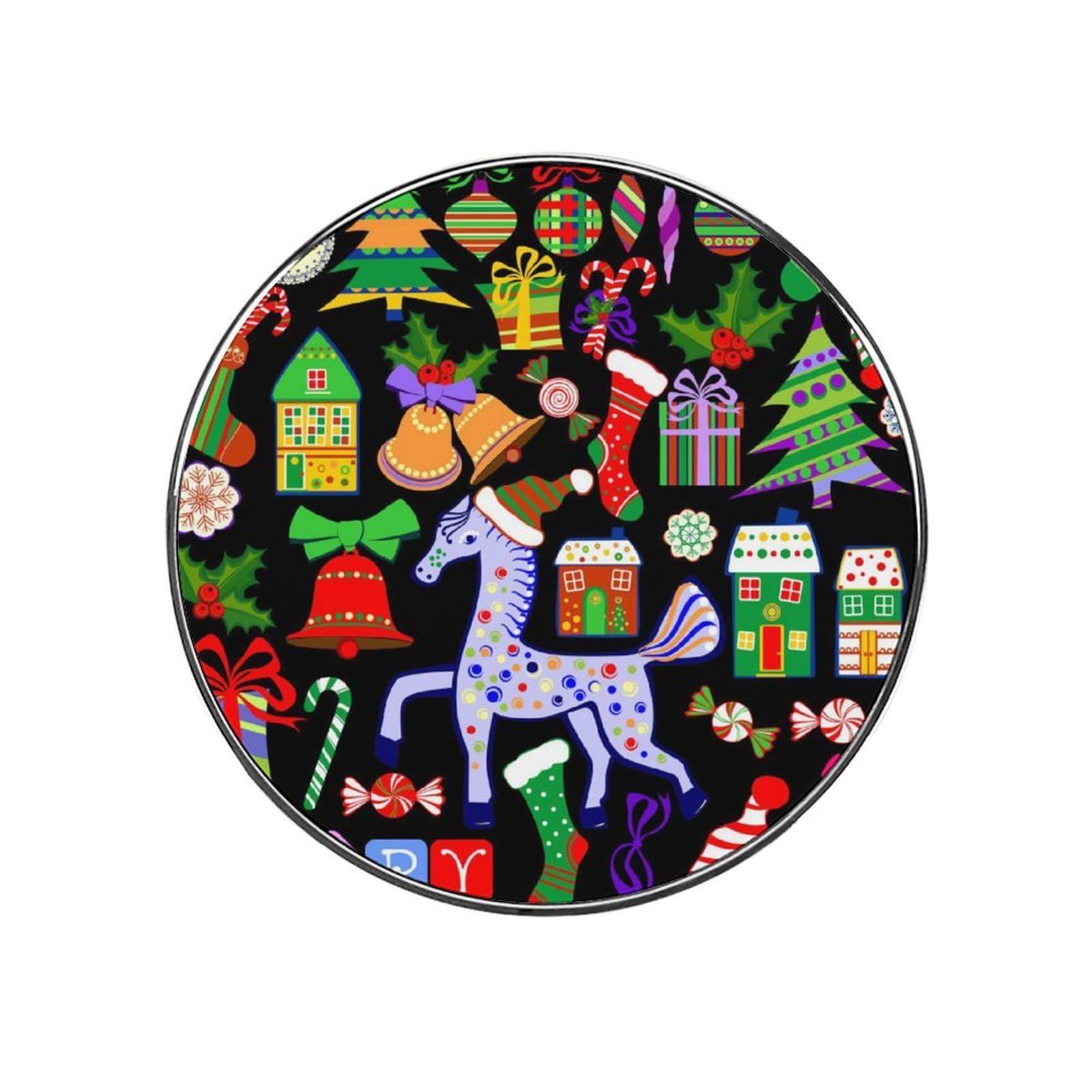 Christmas Alloy Fridge Magnet For Office Cabinet Refrigerator Whiteboard Photo