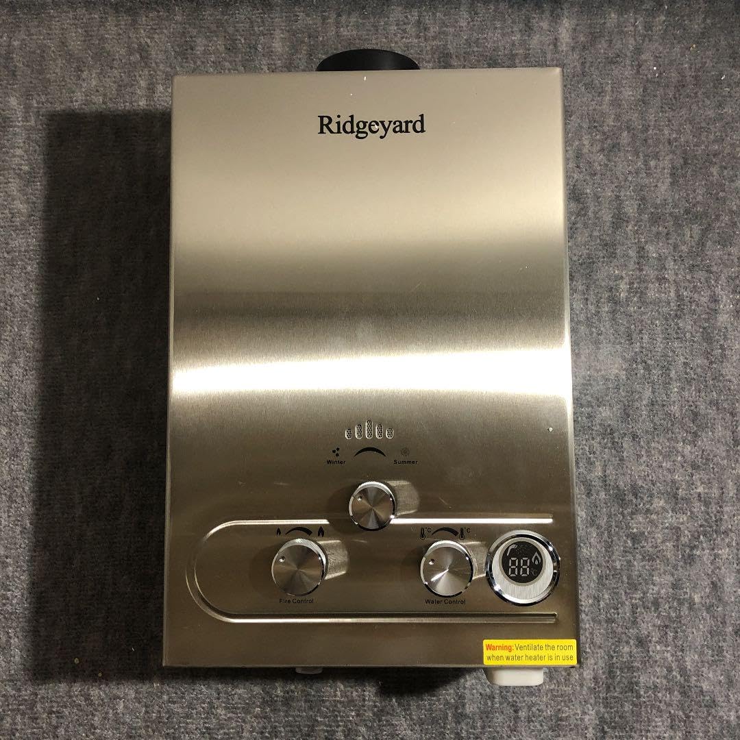 Amazon.co.jp: Ridgeyard プロパンLPG ガスタンクレス給湯器 8L RSQ 