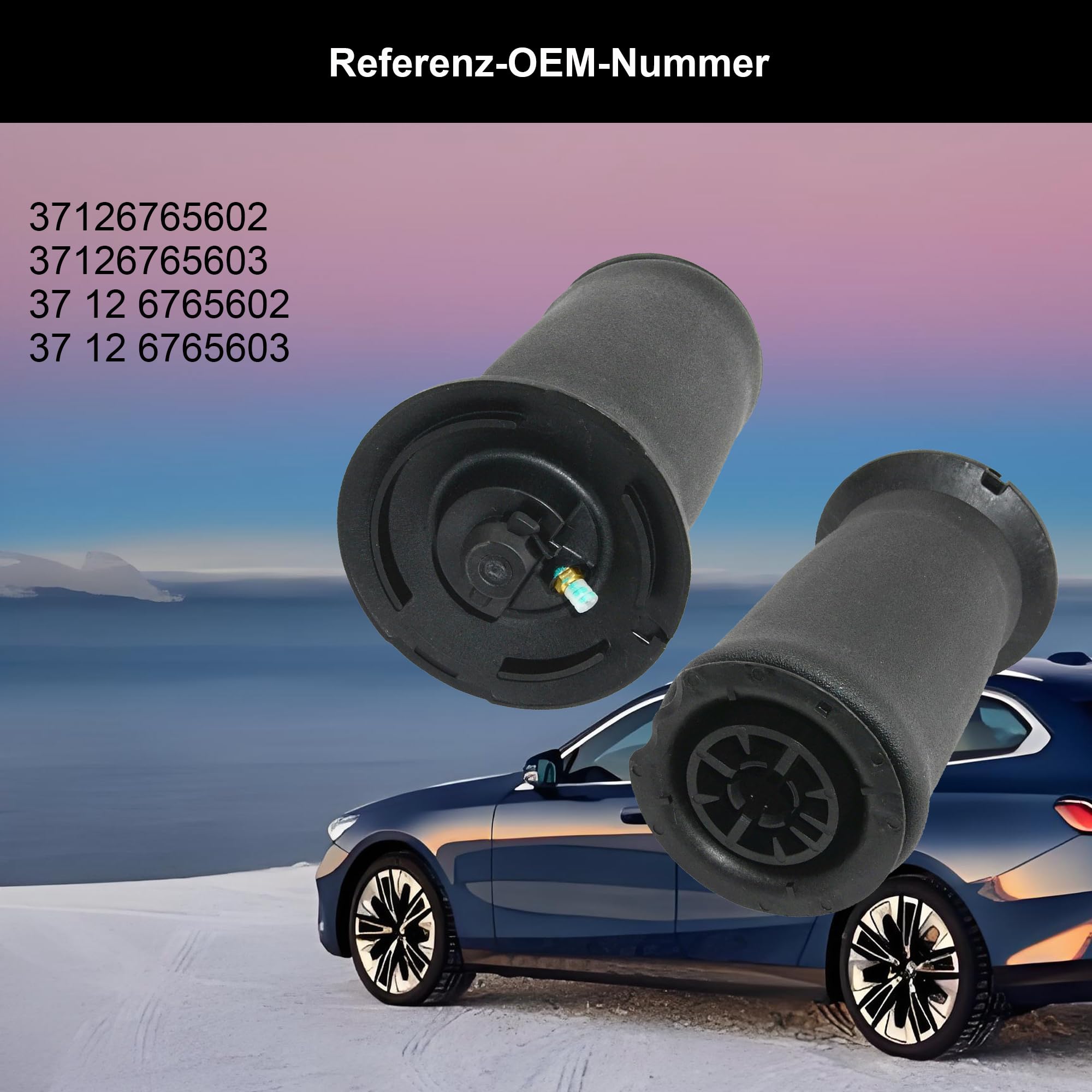 Paar Hinten Luftfeder Luftfederung für BMW 5 Touring E61 Stoßdämpfer 2004-2010 37126765602 37126765603 Links und Rechts