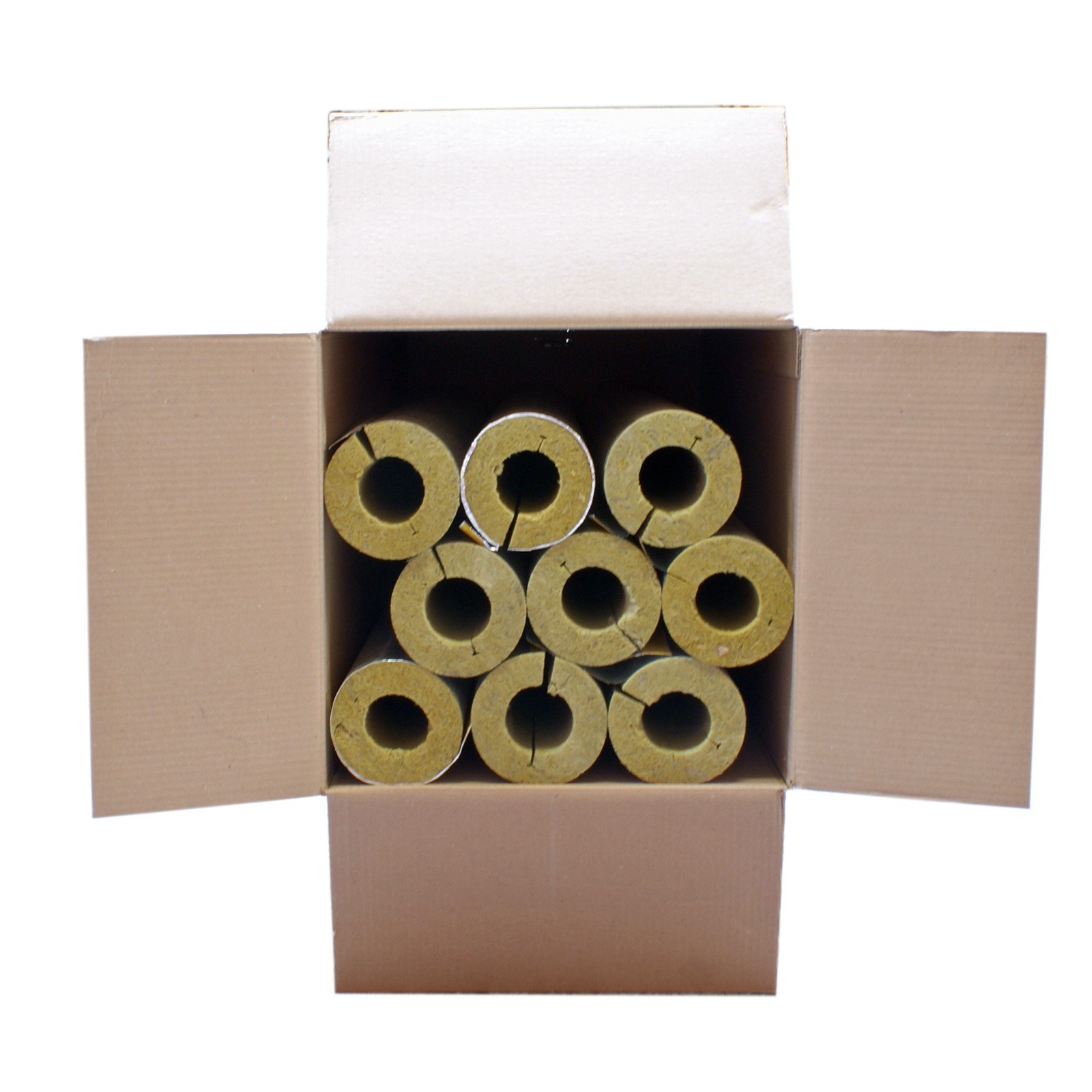 Austroflex 42m Steinwolle Rohrschale Alukaschiert 18mm X 20mm