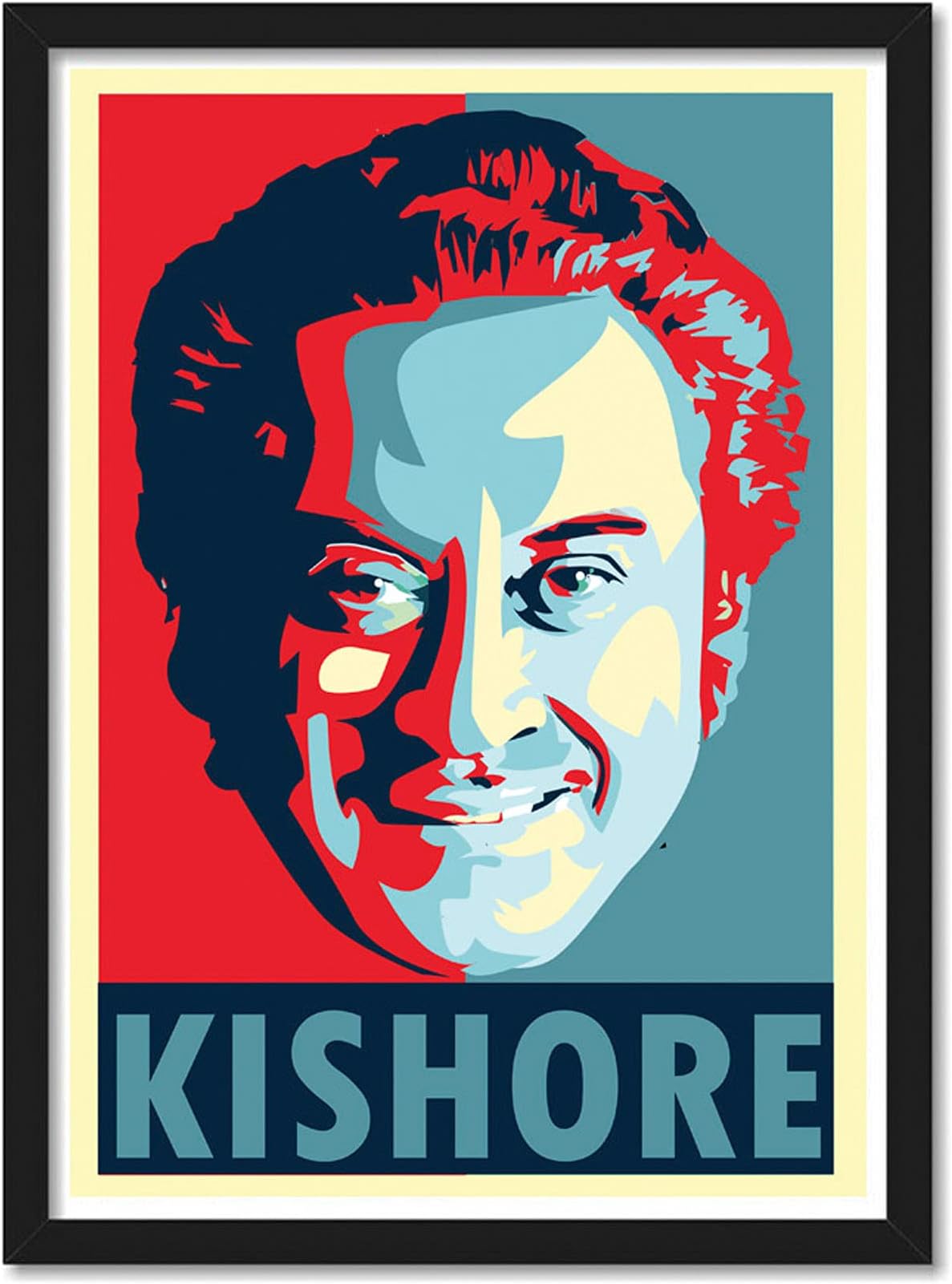 Good Hope - Kishore Kumar Framed Poster for Room & Office (10 Inch X 13 Inch, Framed)
