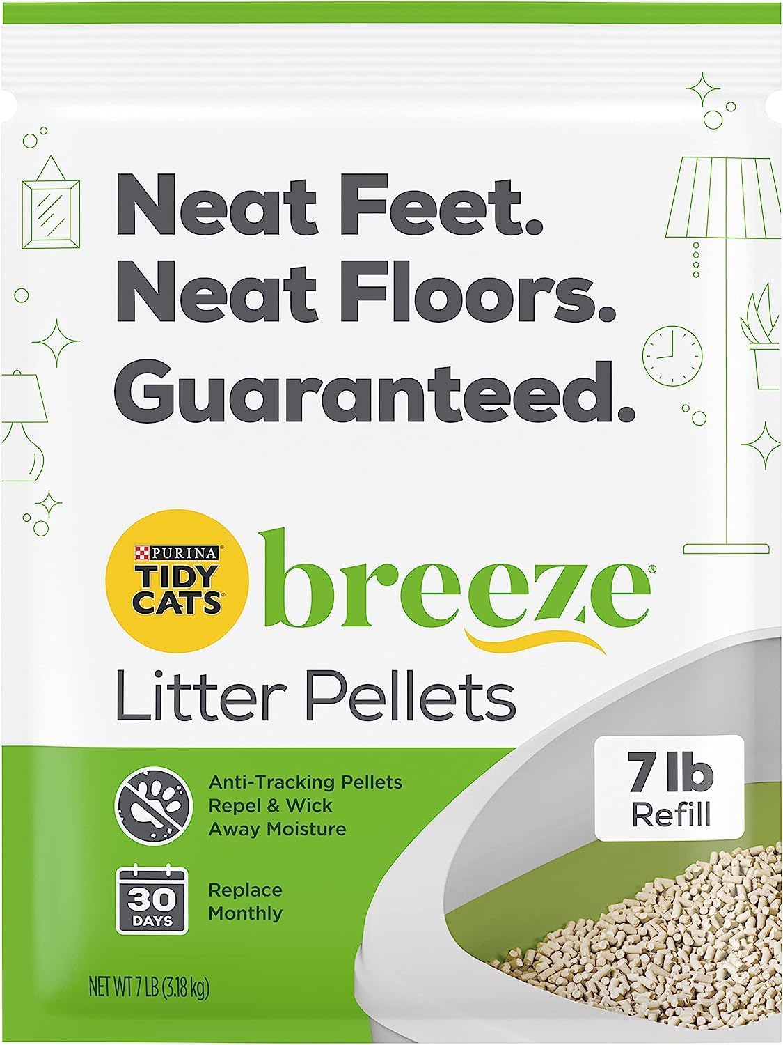 Tidy Cats Breeze Litter Pellets Refill Pouch, Made for