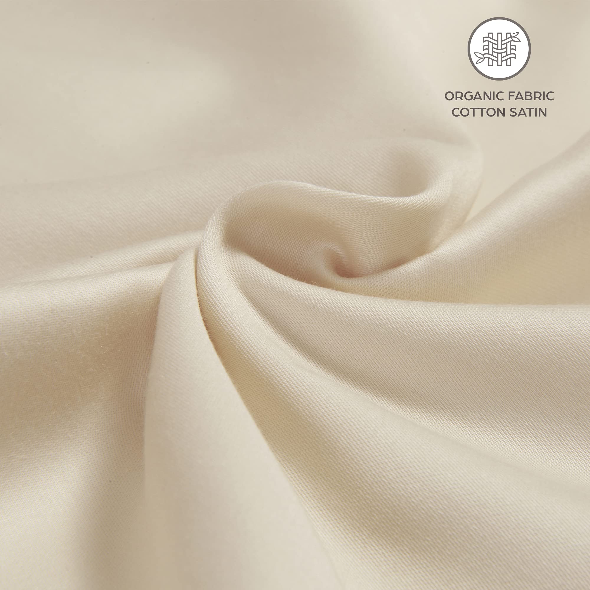 Flowen Coppia Federe Cuscini Rettangolari per Letto Matrimoniale e Divano 40x145 Set 2 Copricuscini 100% Cotone Effetto Seta Tessuto Morbido Anallergico Antiacaro Traspirante Lavabili in Lavatrice