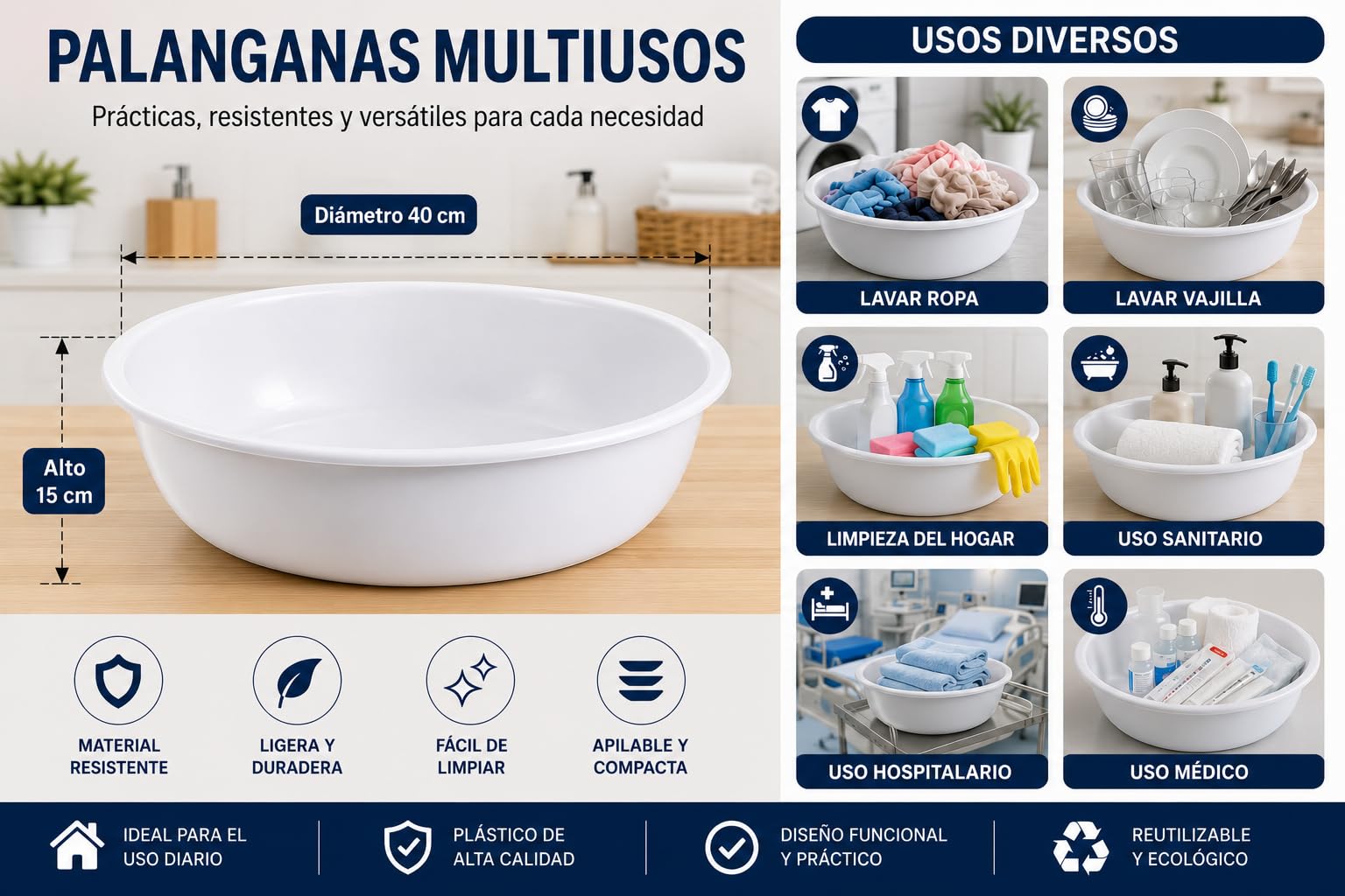 Plasticos Helguefer Cuvette 40 cm