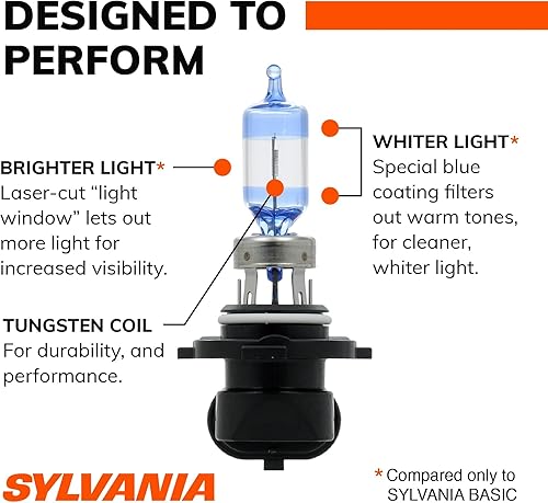 Miniatura 5 de SYLVANIA 9005 SilverStar Ultra - Bombilla halógena para faros delanteros de alto rendimiento (contiene 2 bombillas)