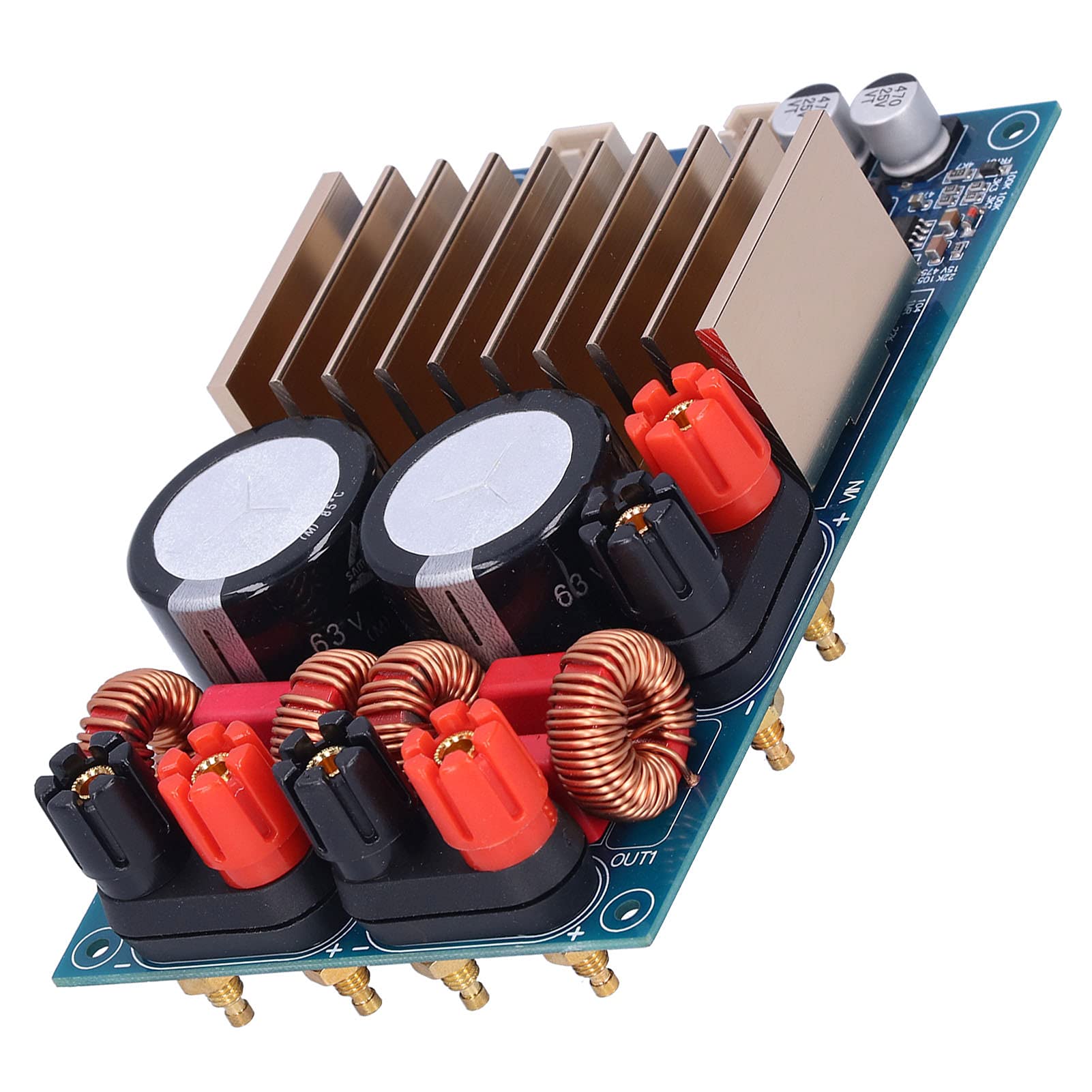 Cocoarm Cyfrowa Płytka Wzmacniacza Mocy PCB TPA3251 350 W moduł Klasy D DC24 36 V z 4700 UF X2 Kondensatory Filtrujące do Domowego Sprzętu Audio Naprawa Głośników i Projekty Audio