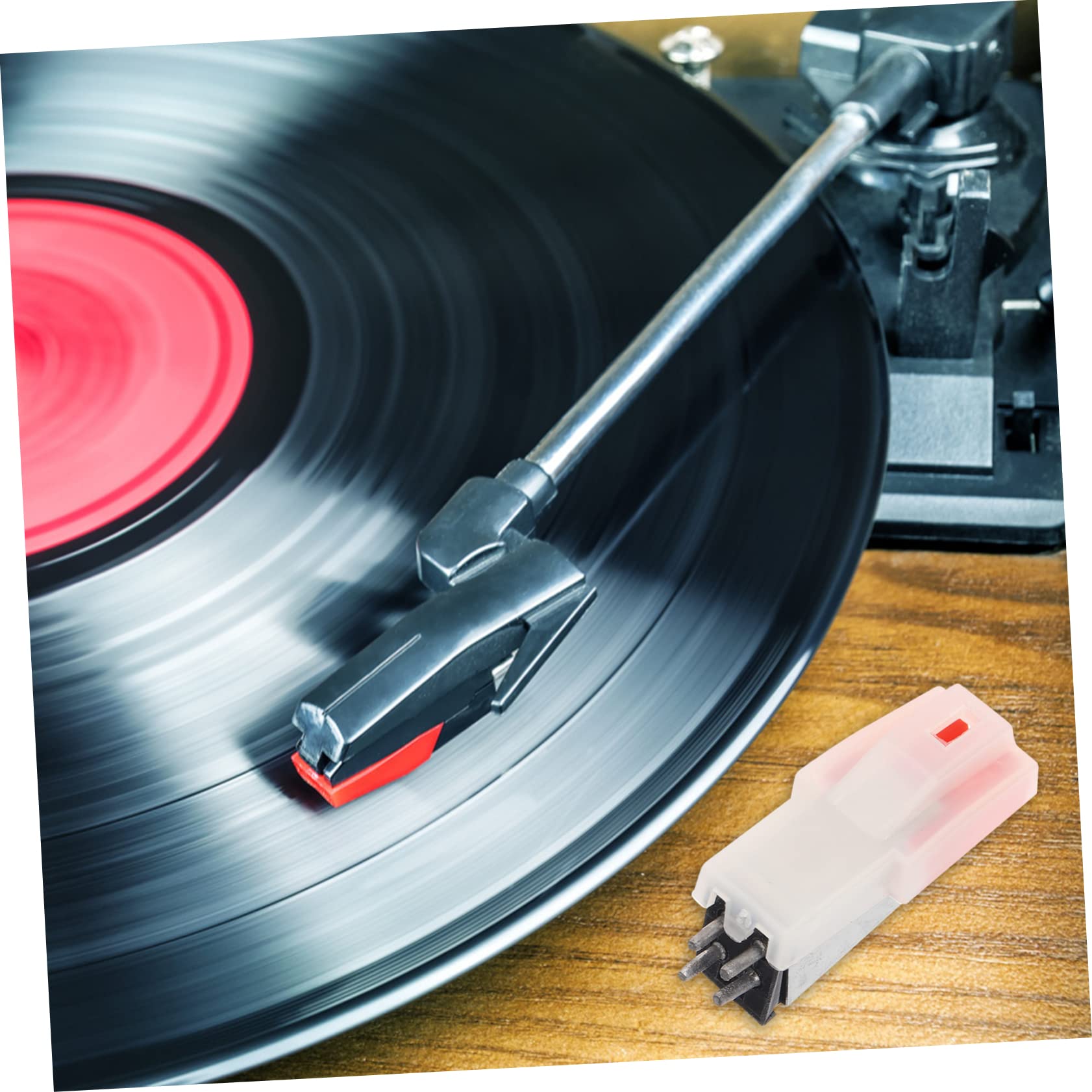 ibasenice 5 Pz Ago Del Fonografo Fonografo Pickup Grammofono Aghi Giocatore in Alluminio Aghi Dello Stilo Di Ricambio Per Giradischi Aghi Fonografici Disco Plastica Ago in Alluminio