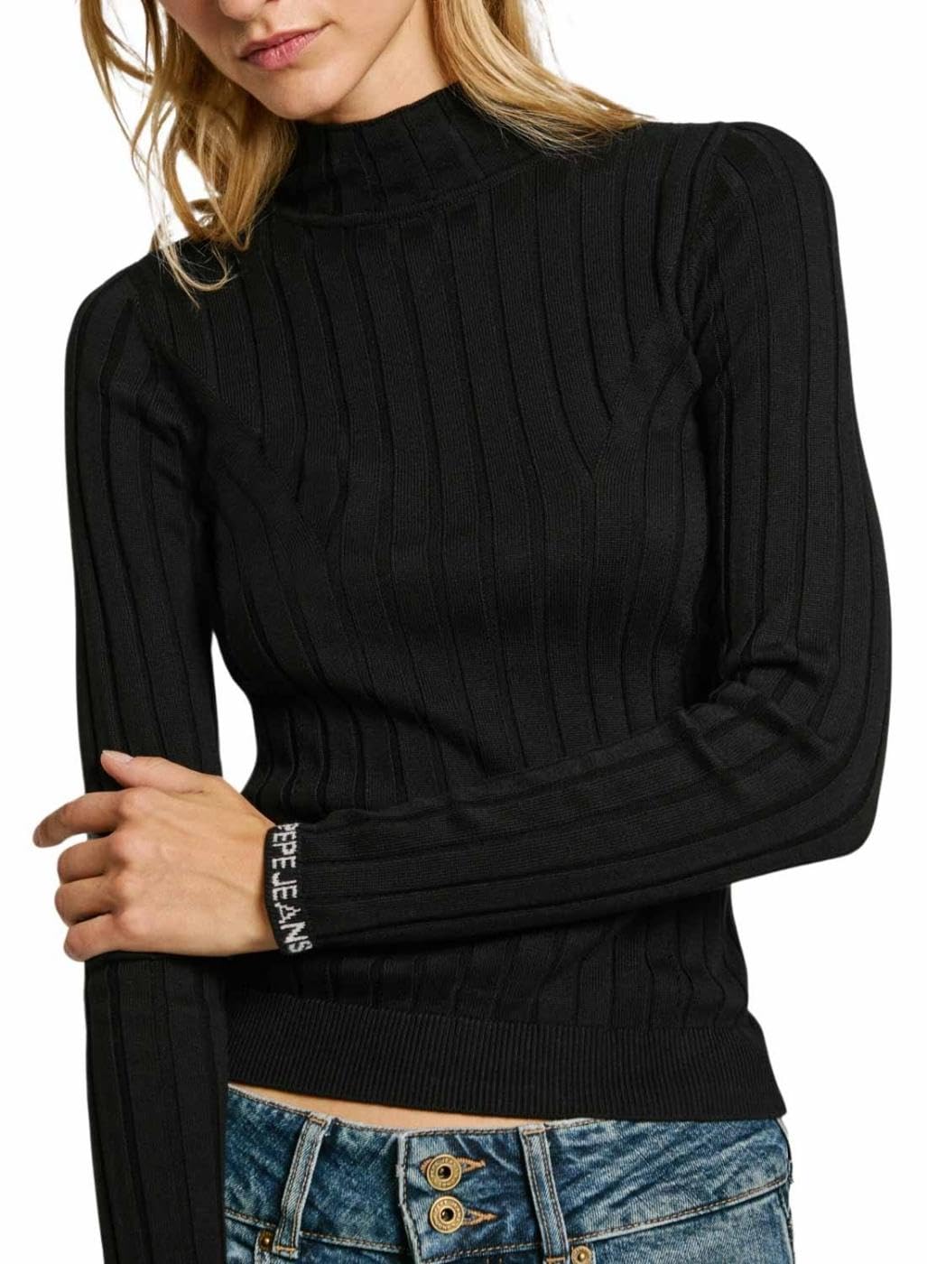 Pepe Jeans Izabel Turtleneck Maglieria Donna (Pacco da 1)
