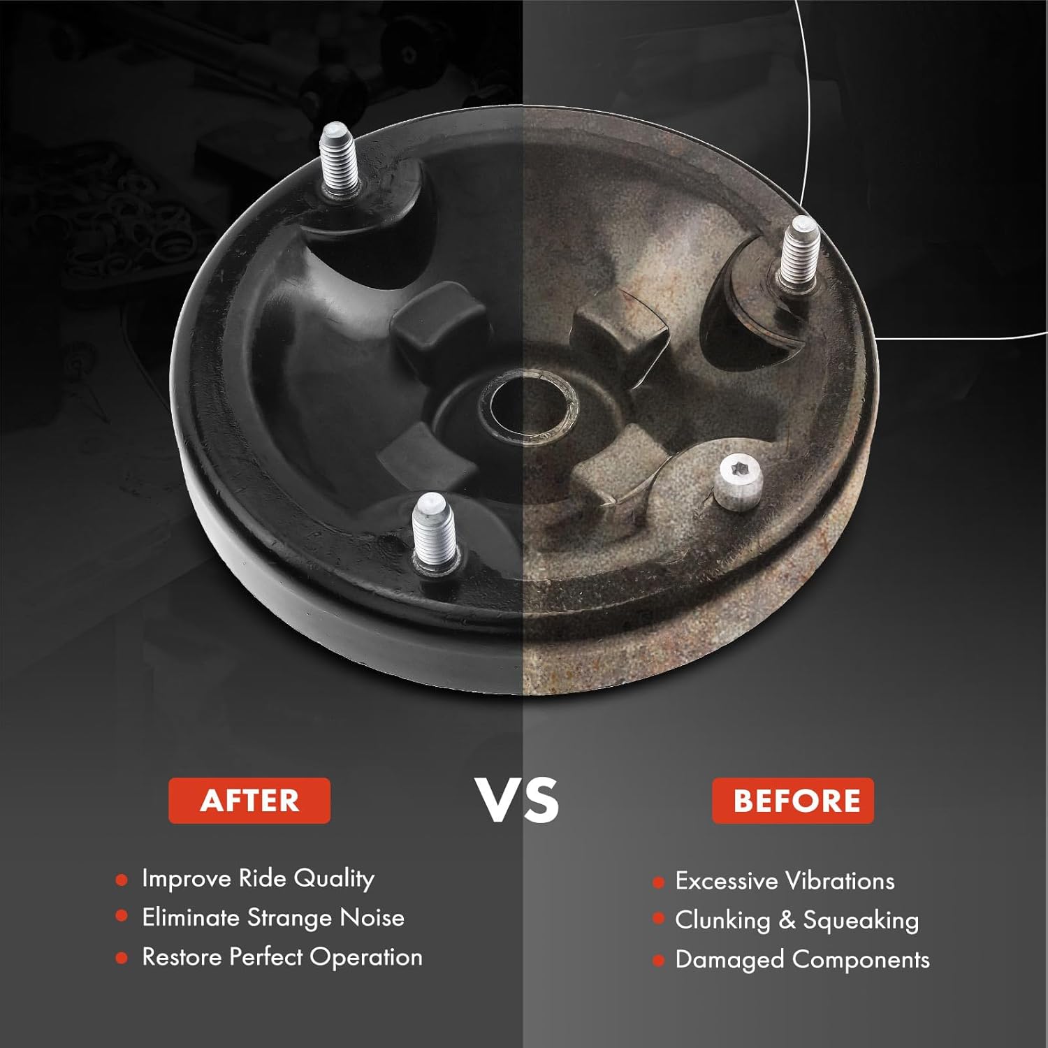 A-Premium Front Driver or Passenger Side Suspension Strut Mount Compatible with BMW E53 Series X5 2000-2006