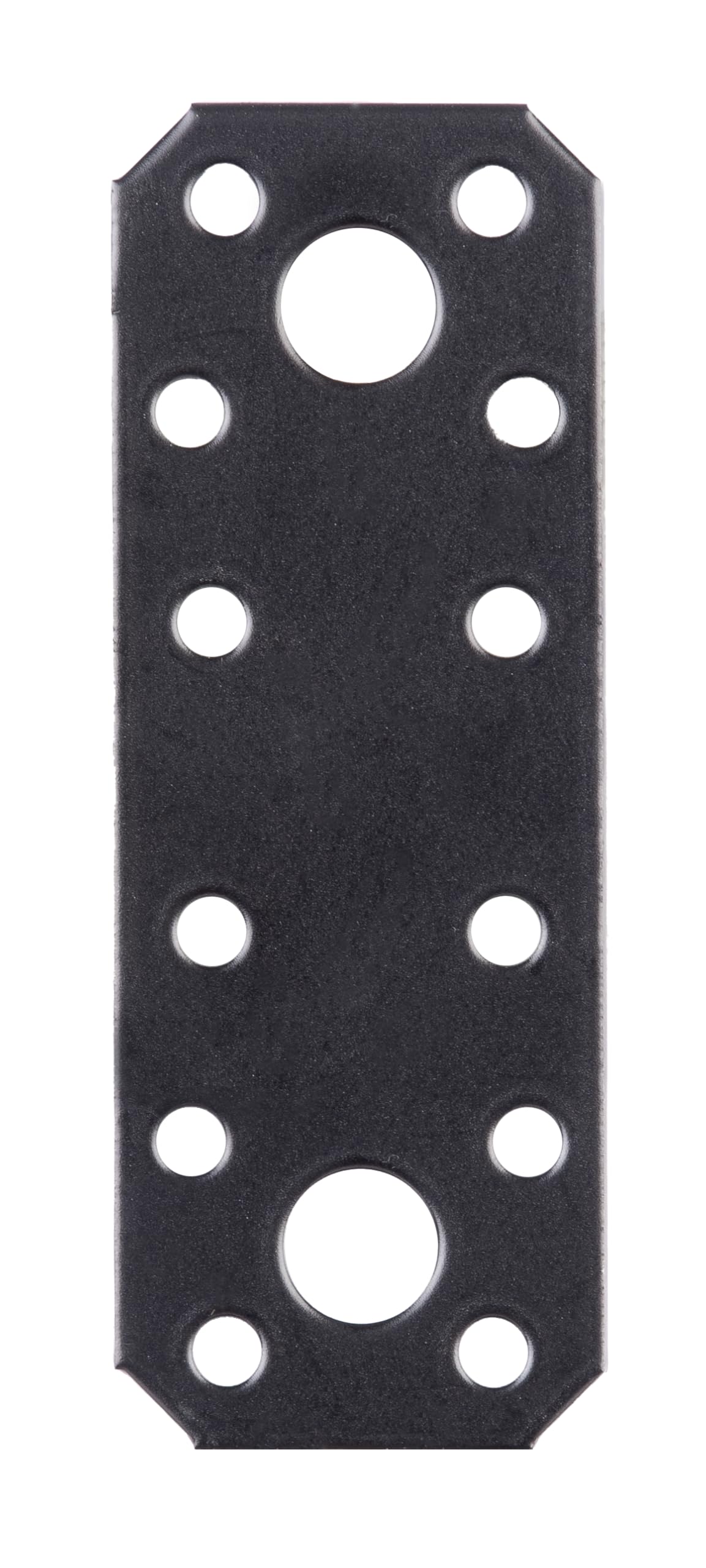 Alberts 824839 Platine d'assemblage - galvanisée - noire - plastifiée - 96 x 35 x 2,5 mm | kit de 50