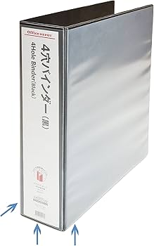 Amazon | オフィス・デポオリジナル リングバインダー （A4タテ・4穴