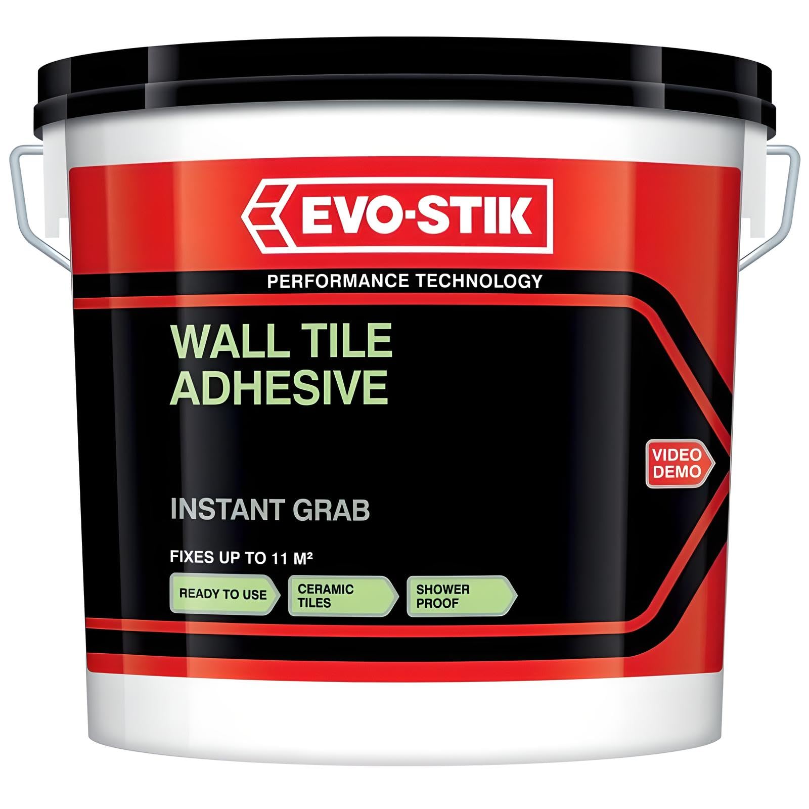 AMK® Non Slip Tile Adhesive 1L Mould Resistant Fast Setting Permanent Strong Hold DIY At Home